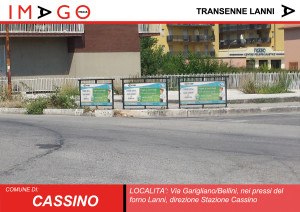 Pubblicità su transenna lanni