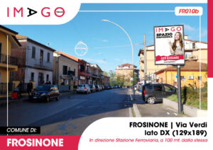 pubblicità istituzionale Via Verdi